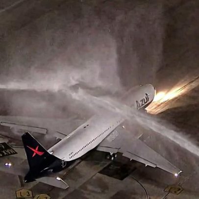 Batizado do avião da seleção brasileira repercute no exterior e viraliza
