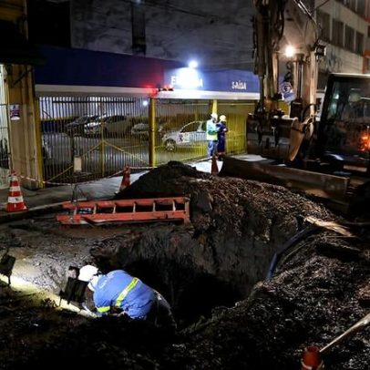 Sabesp demite 2 funcionários e suspende 7 por vazamento de gás no centro de SP