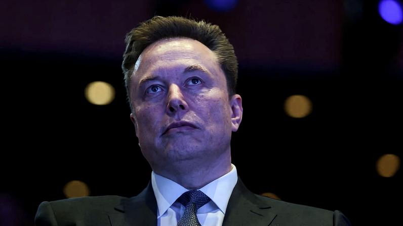O bilionário Elon Musk em evento em Washington