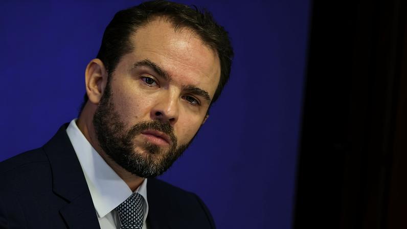 Ministro da Fazenda, Dario Durigan, durante reunião ministerial