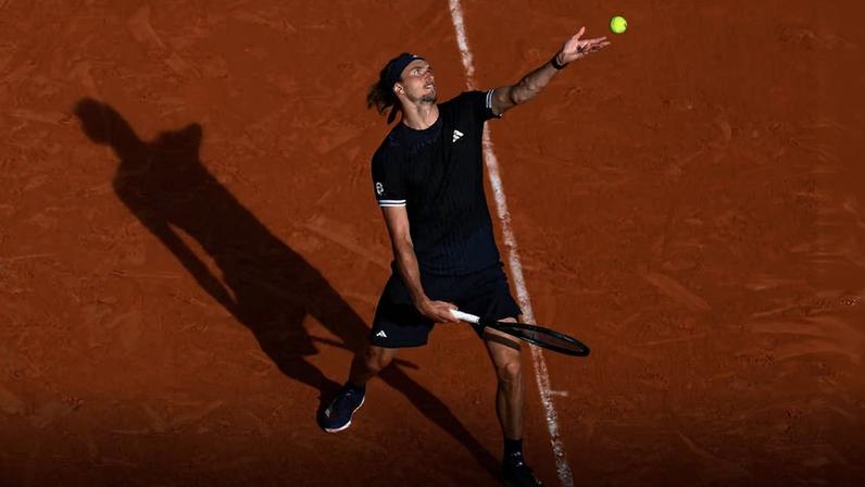 Alexander Zverev na final de Roland Garros