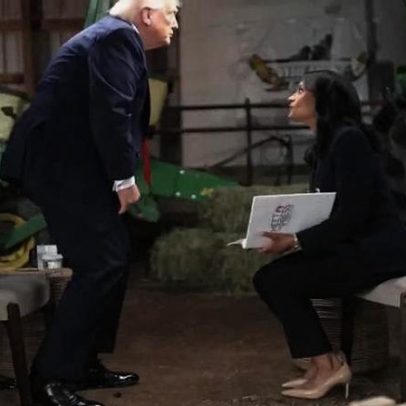 Trump deixa entrevista após perguntas sobre fraude eleitoral e fundo bilionário