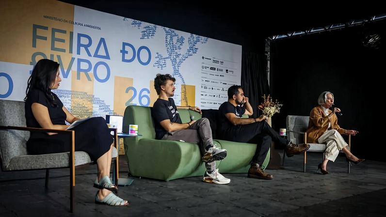 Carol Pires, Renan Quinalha, Thomás Aquino e Vera Iaconelli participam de mesa na Feira do livro do Pacaembu nesse domingo, na Praça Charles Miller, em São Paulo