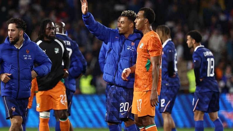 Desire Doué e Guela Doué em jogo entre França e Costa do Marfim