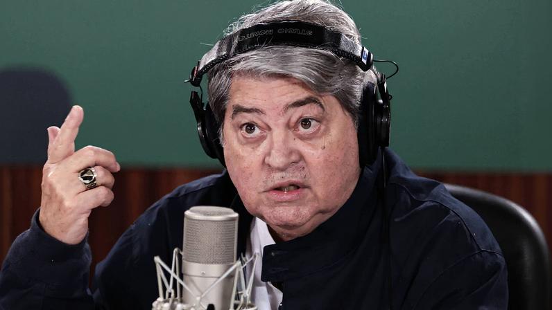 José Luiz Datena no comando de seu programa na Rádio Nacional, da EBC