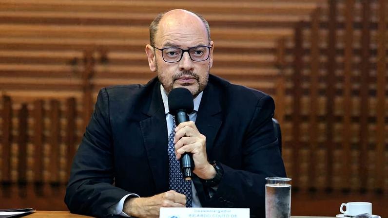 O desembargador Ricardo Couto, governador interino do Rio de Janeiro, se reuniu com Dario Durigan, ministro da Fazenda, nesta segunda