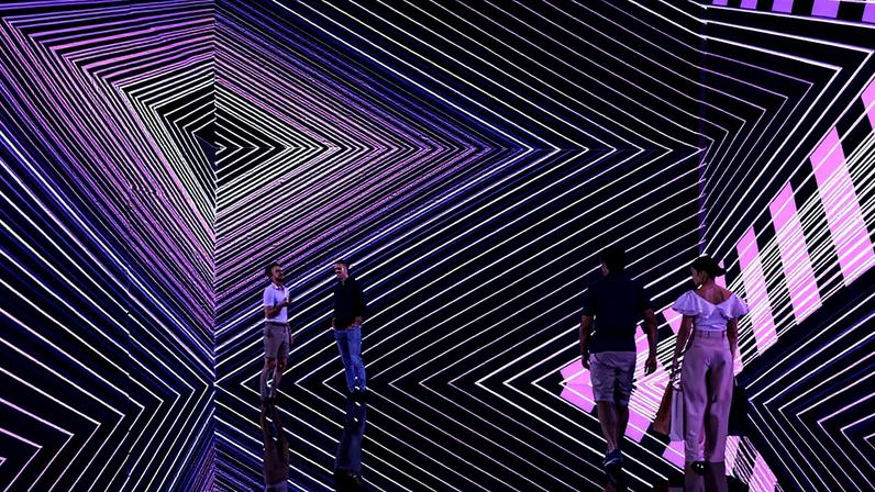 Projeto do Nubank Arte Lab, espaço de arte e tecnologia que será inaugurado no Conjunto Nacional