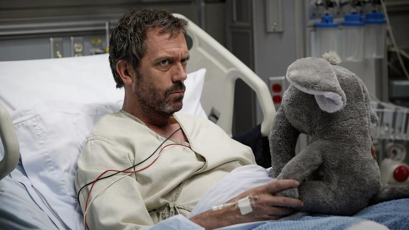 Hugh Laurie em cena do último episódio da sétima temporada do seriado 'Dr. House'