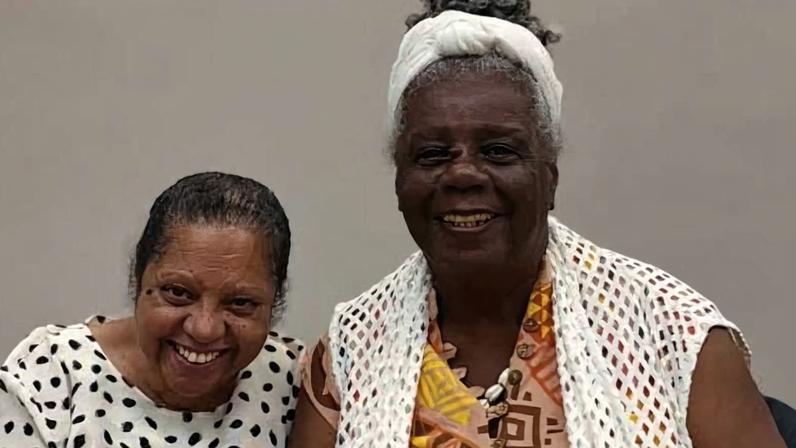 Rosemary Álvares de Souza, a dona Rosinha, e a escritora Conceição Evaristo