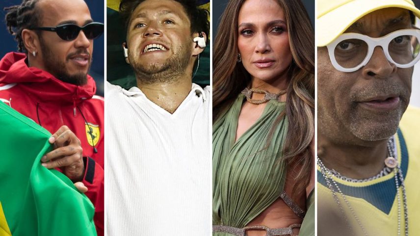 Celebridades internacionais torcem para o Brasil na Copa