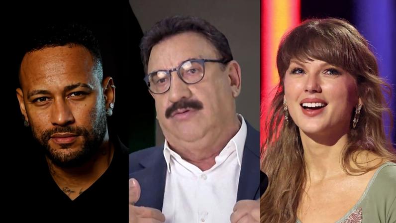 Neymar, Ratinho e Taylor Swift têm fortuna repercutida em reportagens