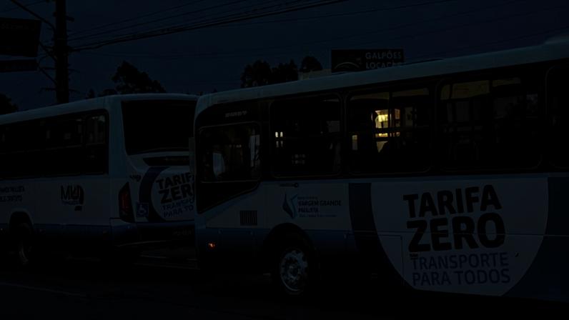 Ônibus em Vargem Grande Paulista, cidade da Grande SP que adota tarifa zero