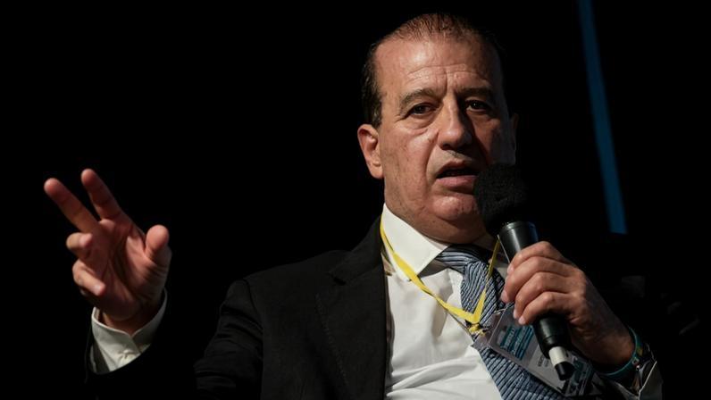 O ministro Augusto Nardes, do TCU, durante seminário promovido pela Folha, em 2018