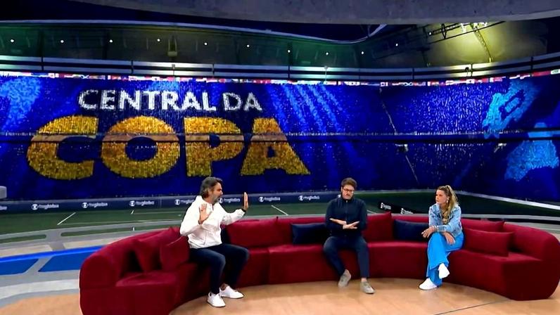 Central da Copa com Tadeu Schmidt e Porchat desperta saudade do Casseta & Planeta