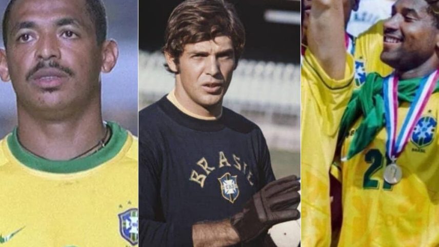 Vampeta, Ado e Viola pela Seleção Brasileira (Foto: Divulgação/Reprodução/Instagram)