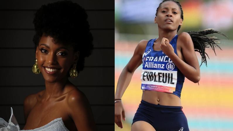 A atleta paralímpica Laurence Fibleuil, 23, vai defender a Martinica no Miss Mundo 2026