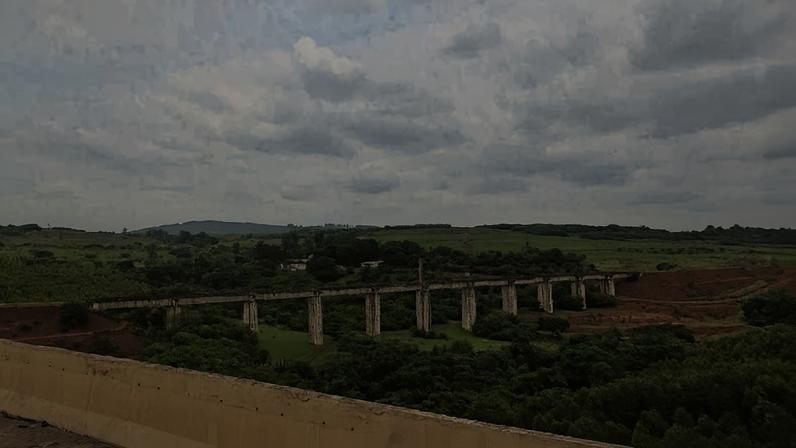 Ponte do Esqueleto, no limite entre Limeira e Cordeirópolis, no interior de São Paulo