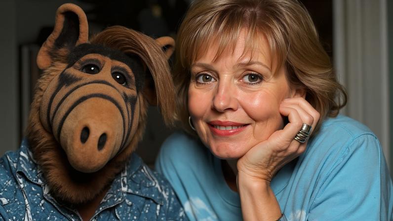 A atriz Anne Schedeen na série 'Alf, O ETeimoso'
