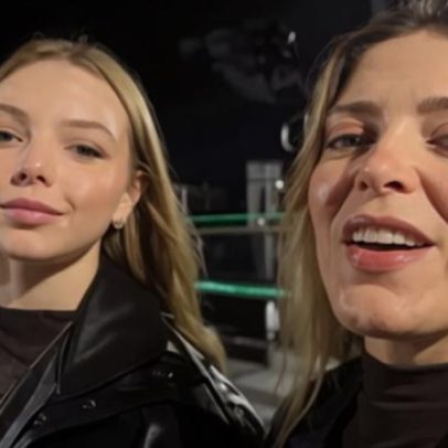 Filha de Sheila Mello comenta fama da mãe em show de Matuê