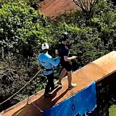 Farmacêutico que fez salto com corda no local do acidente em SP