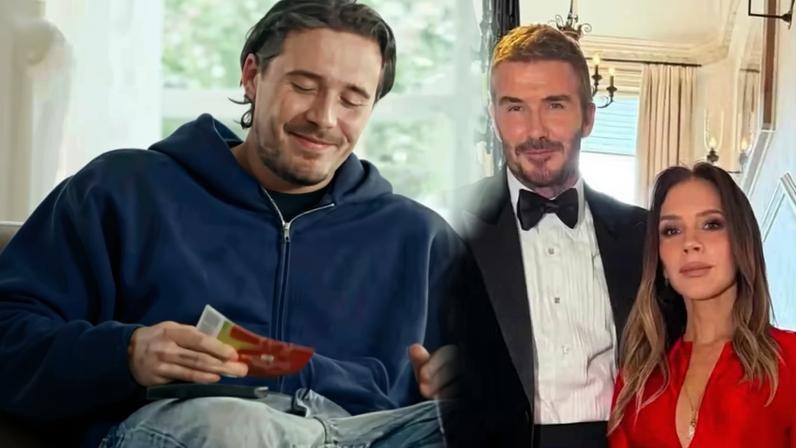 Brooklyn Beckham na peça publicitária com menção à treta dele com os pais, David Beckham e Victoria Beckham