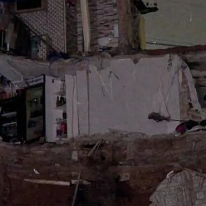 Mulher fica ferida após desabamento parcial de casa na Brasilândia, SP