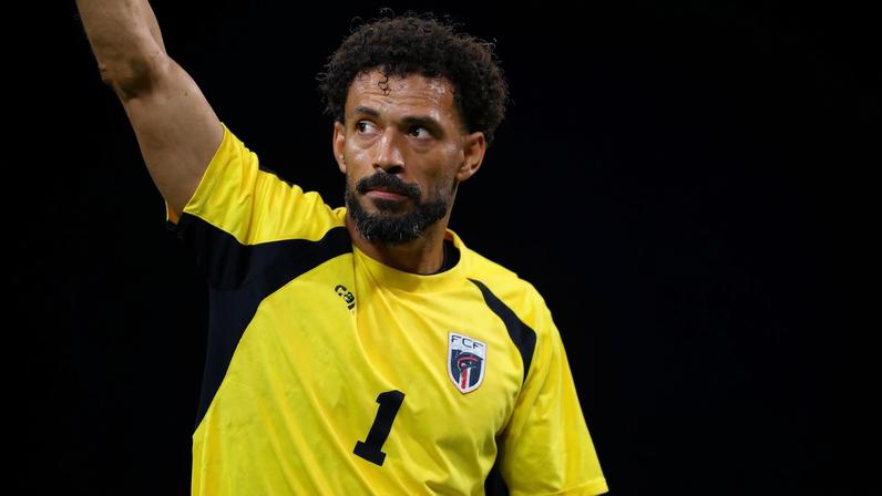 O goleiro de Cabo Verde Vozinha