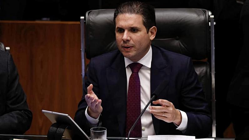 O presidente da Câmara dos Deputados, Hugo Motta (Republicanos-PB)
