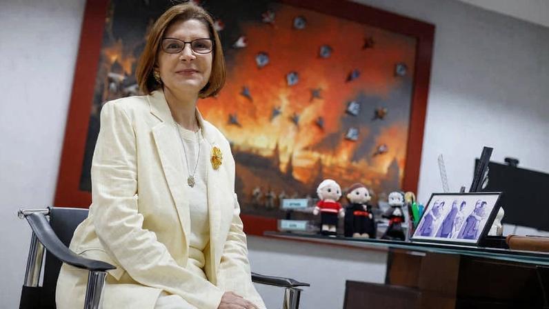 A presidente do STM (Superior Tribunal Militar), Maria Elizabeth Guimarães Rocha - Pedro Ladeira - 5.mai.2026/Folhapress