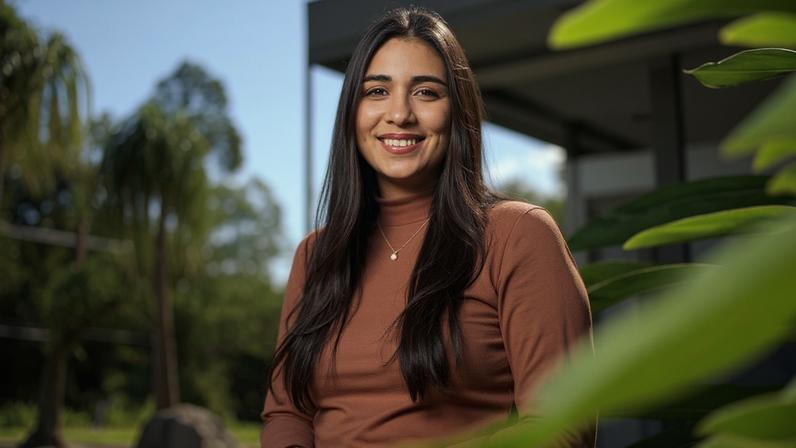 Thaís Santos, 24, engenheira civil formada pela Poli-USP; veio de escola pública, é a primeira da família a se formar no ensino superior