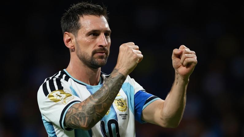 Lionel Messi na estreia da Argentina na Copa: mais de 11 milhões de aparelhos conectados na CazéTV