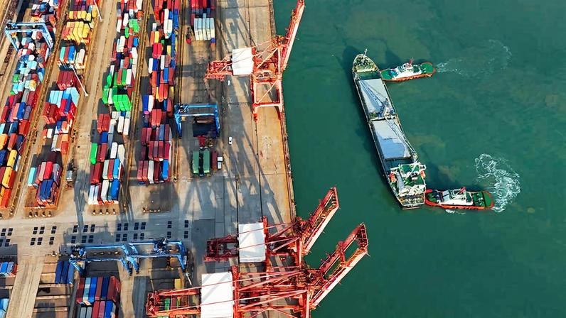 Porto de Lianyungang, no leste da China