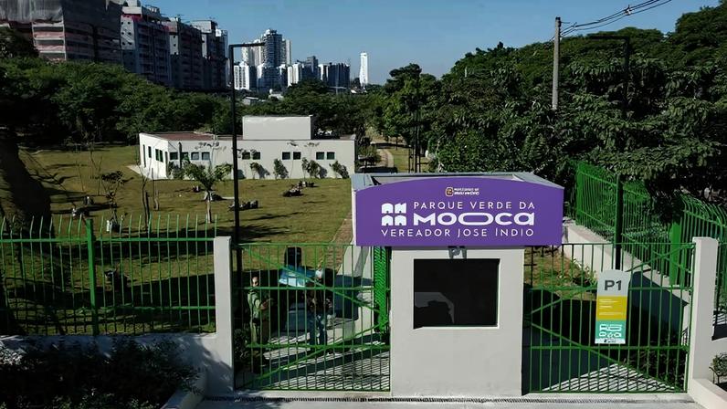 Entrada do parque da Mooca Vereador José Índio