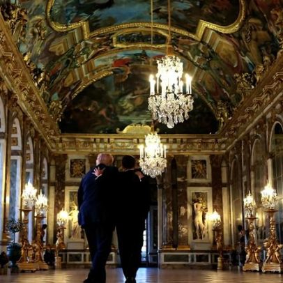 Macron recebe Trump em Versalhes para 250 anos da independência dos EUA