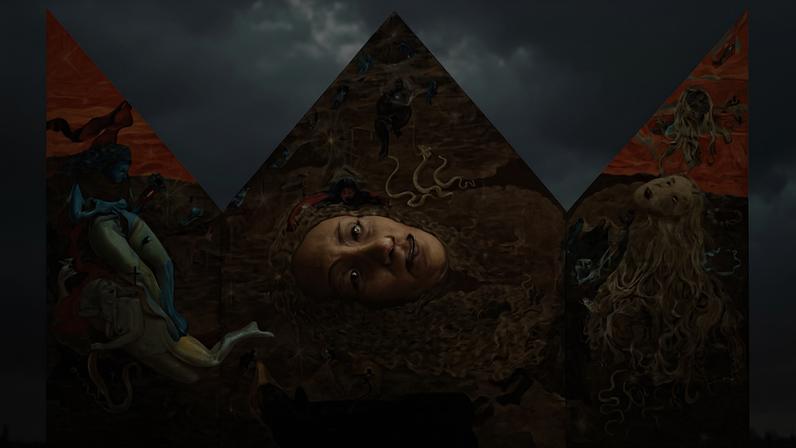 Obra 'A Luz, Espírito Vivo', de Juliana Lapa, exibida na galeria Claraboia