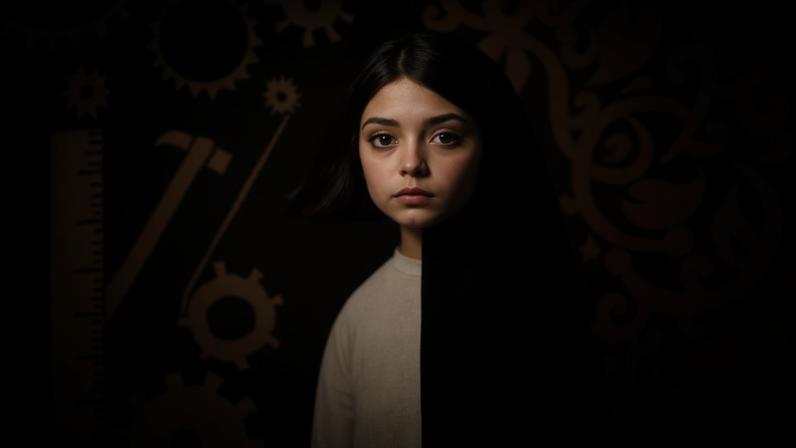 A artista franco-iraniana Marjane Satrapi em retrato de 2022