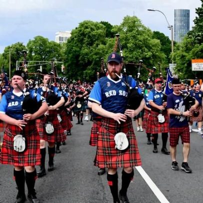 Escoceses transformam Boston em Edimburgo durante a Copa
