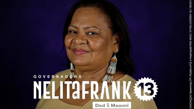 A candidata ao governo de Roraima, Nelita Frank (PT).