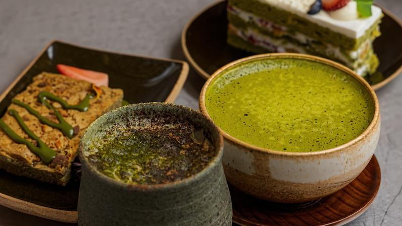 Seleção de itens do Aizomê Café