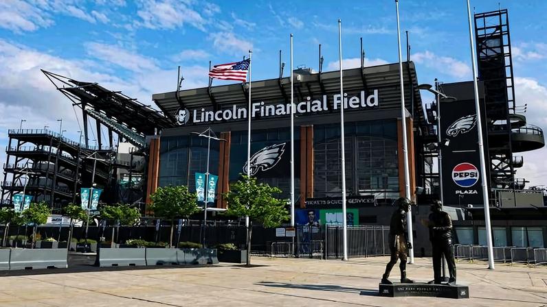 Estádio Lincoln Financial Field, palco da partida entre Brasil e Haiti