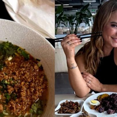 Paolla Oliveira encara desafio na culinária chinesa e diverte fãs