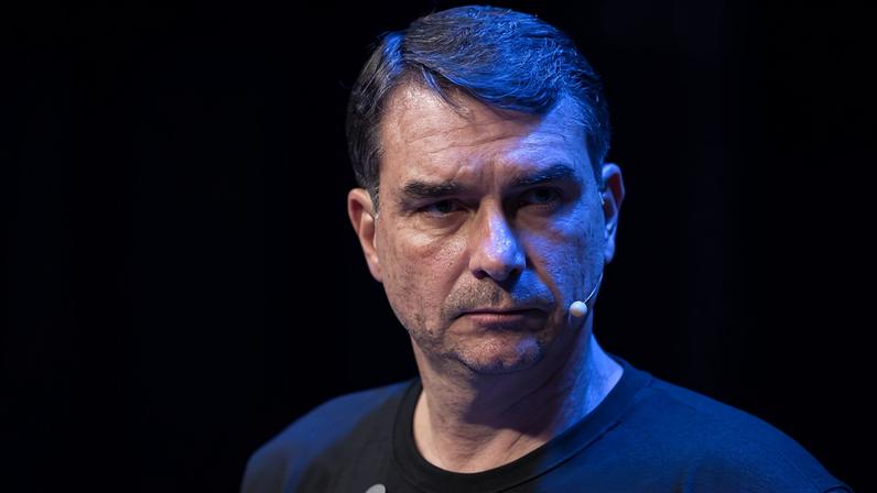 O pré-candidato Flávio Bolsonaro