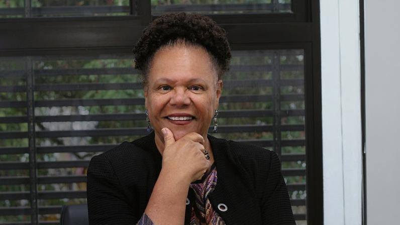 Joana Angélica Guimarães da Luz, ex-reitora da UFSB e nova integrante do conselho editorial do RUF, na reitoria da universidade, em Itabuna (BA)