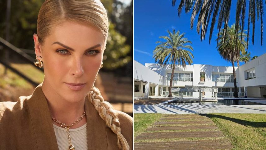 Ana Hickmann mostra mansão em Itu