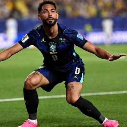 Matheus Cunha explica comemoração de gols surfando pela seleção brasileira