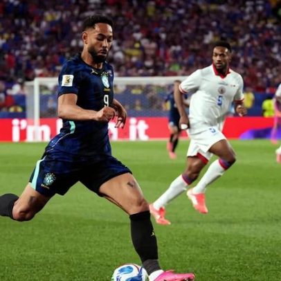 Animação mostra os três gols do Brasil contra o Haiti