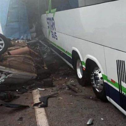 Acidente envolvendo 15 veículos deixa 1 morto na Grande BH