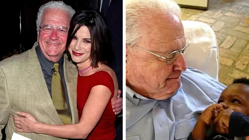 Fotos compartilhadas pela atriz Sandra Bullock para celebrar o Dia dos Pais nos EUA — Foto: Instagram