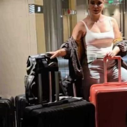 Paolla Oliveira brinca sobre voltar ao Brasil com seis malas