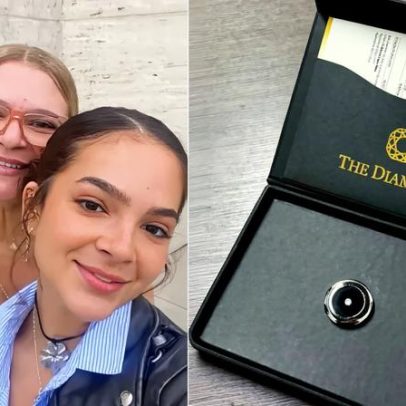 Cinzas da mãe de Mel Maia viram diamantes e são entregues à atriz e à irmã